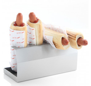 Stojak ekspozytor stalowy do Hot Dogów - Hendi 630648