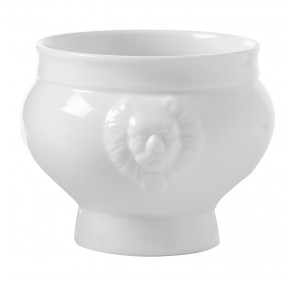 Miska na zupę LIONHEAD biała porcelana 2L - Hendi 784730