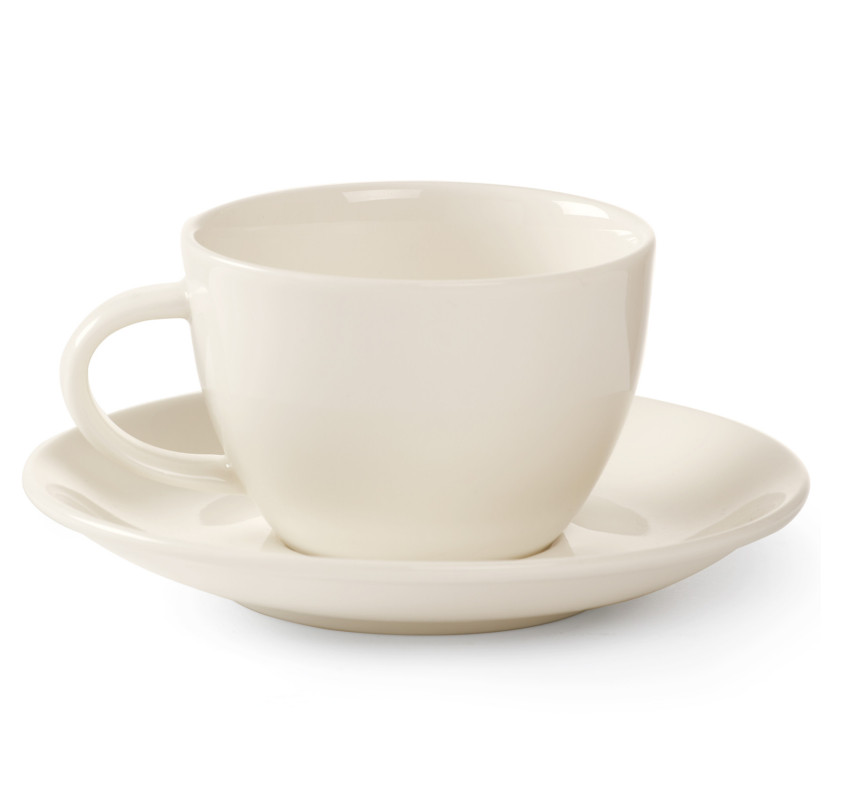 Filiżanka do kawy espresso z porcelany 80ml zestaw 6 szt.