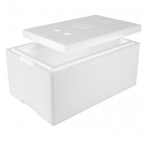 Termobox pudełko termiczne styropianowe z pokrywką atest PZH 580x380x285mm 32L Arpack