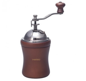 Młynek do kawy HARIO Coffee Mill Dome MCD-2 (ręczny, żarnowy  kolor ciemnobrązowy)
