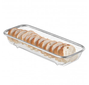 Koszyk druciany do serwowania pieczywa chleba bułek 310x125x55 mm - Hendi 425565