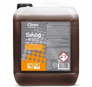 Skuteczny silny płyn do mycia pieców konwekcyjno-parowych wędzarni CLINEX Smog 5L