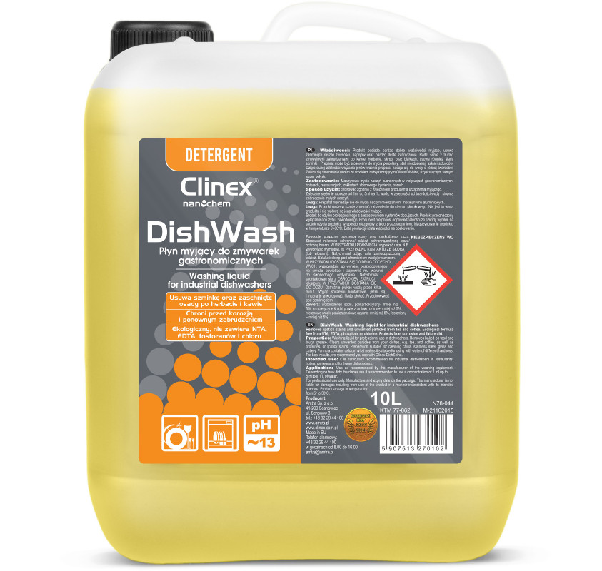 Koncetrat płyn do zmywarek gastronomicznych CLINEX DishWash 10L