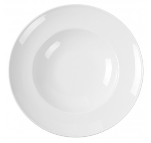 Talerz do makaronu spaghetti OPTIMA biała porcelana śr. 260mm zestaw 6szt. - Hendi 770948