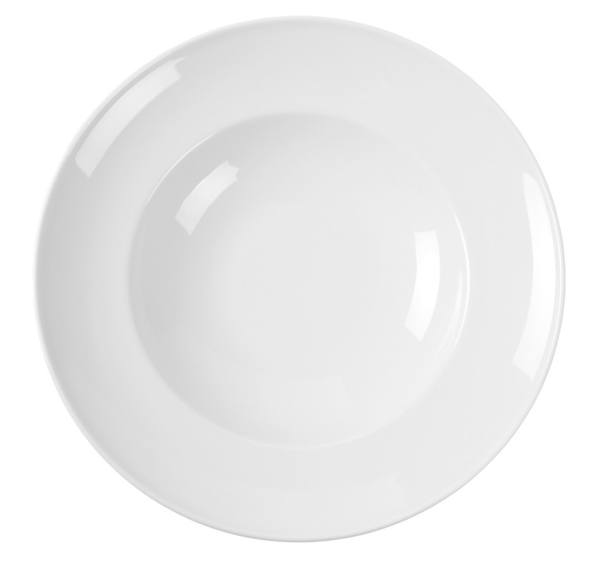 Talerz do makaronu spaghetti OPTIMA biała porcelana śr. 260mm zestaw 6szt. - Hendi 770948