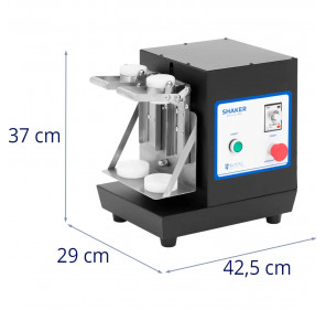 Koktajler shaker mikser barowy podwójny 2 x 0.75 l 240 obr./min - czarny